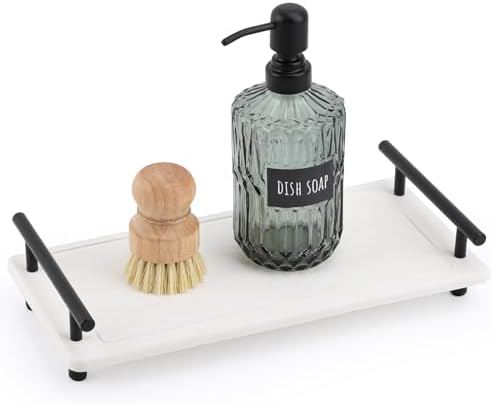 Sink Caddy 12x6 Drying Mat for Bath Kitchen Handle Included