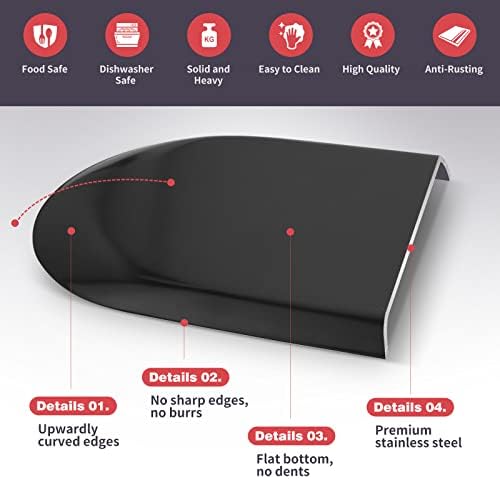Black 12x5 inch serving tray for bathroom 10