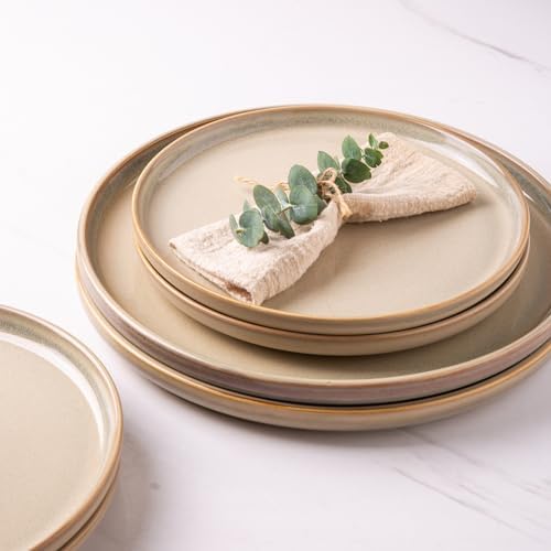handcrafted oval dinner plates set