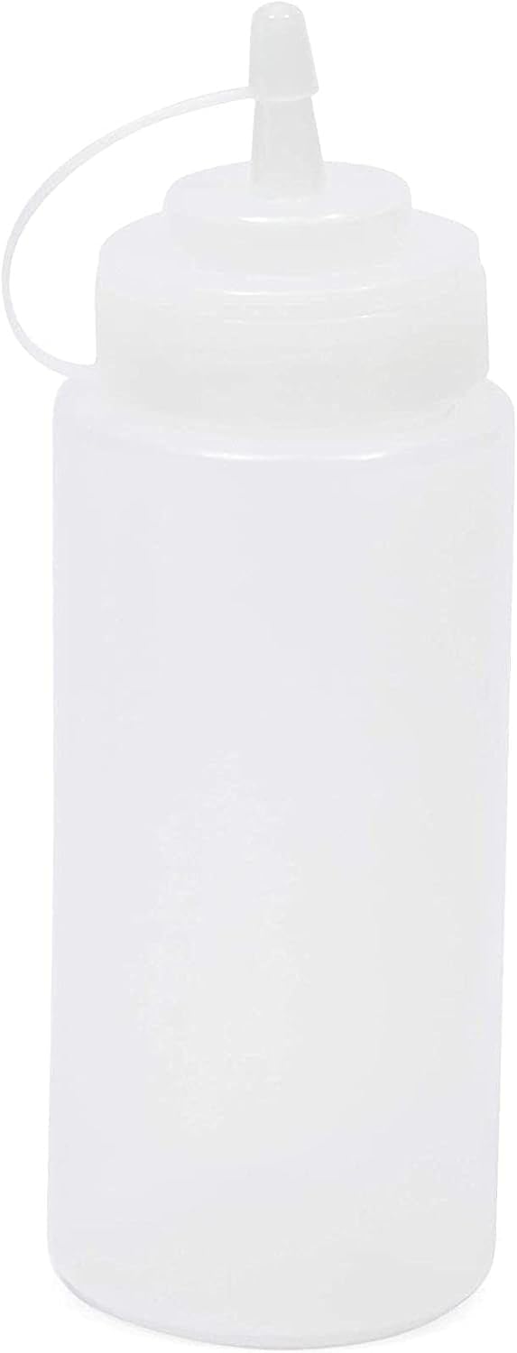 Juvale Plastic Condiment Squeeze Bottles Durable Kitchen Essential 16 oz 6 Pack