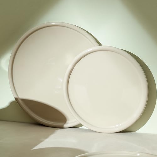 Stoneware 4-Piece Dinner Plate Set