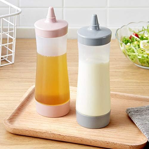 Value Set of 3 Condiment Squeeze Bottles Perfect for Reach for Your Spoons - Easy Squeeze No Leaks Preserve Color
