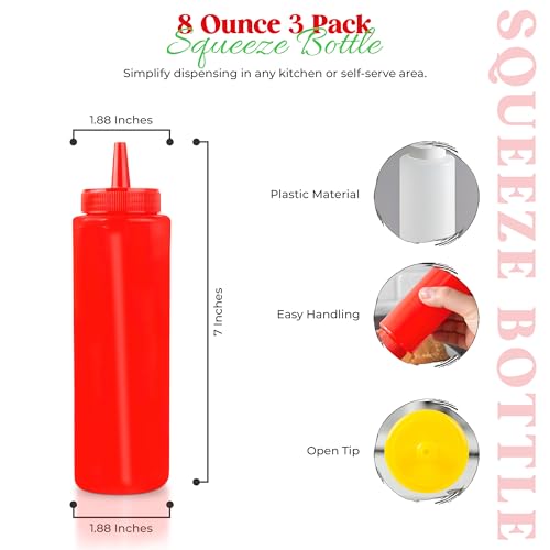 Convenient Durable Squeeze Bottles