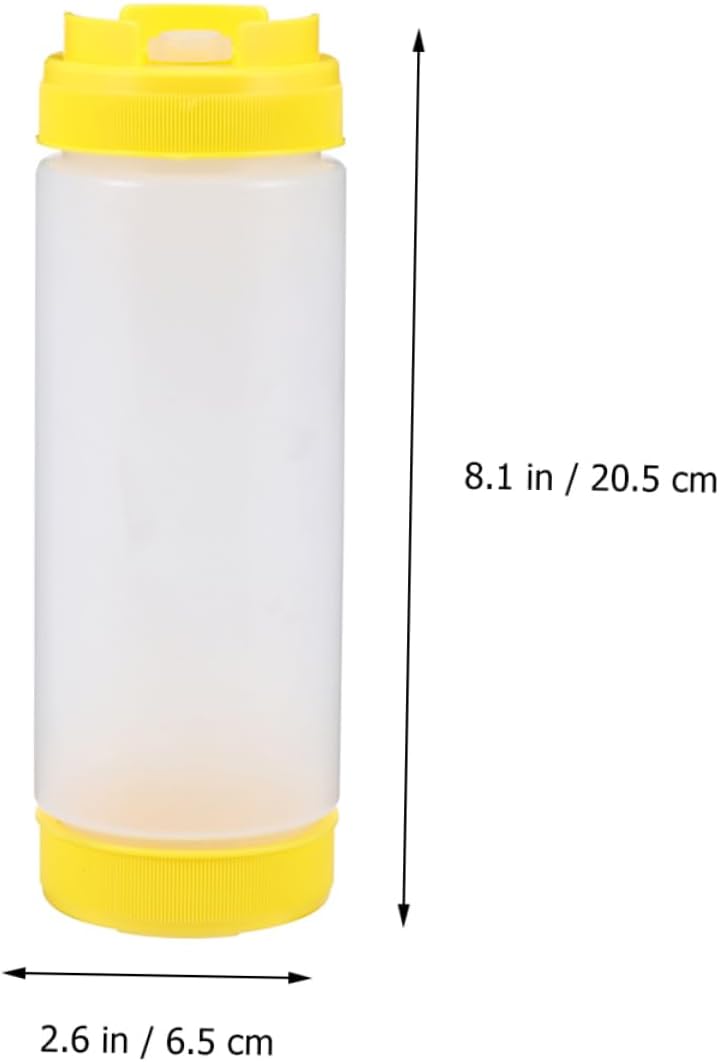 Luxshiny 2-Piece Double-Headed Squeeze Bottles Set