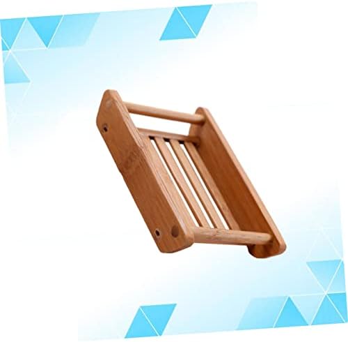 MAGICLULU 1Pc Creative Retro Wooden Soap Dish for Bath