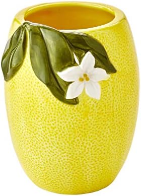 Compact Citrus Grove Tumbler - Spacious Durable and Stylish Glassware for Bathroom Use
