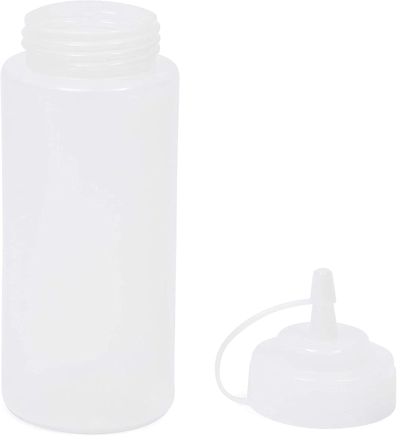 Juvale Plastic Condiment Squeeze Bottles Durable Kitchen Essential 16 oz 6 Pack