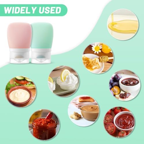 4-Piece Travel-friendly Squeeze Salad Dressing Set
