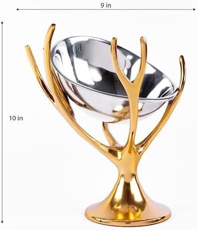 GUTE Decorative Antler Nut Bowl