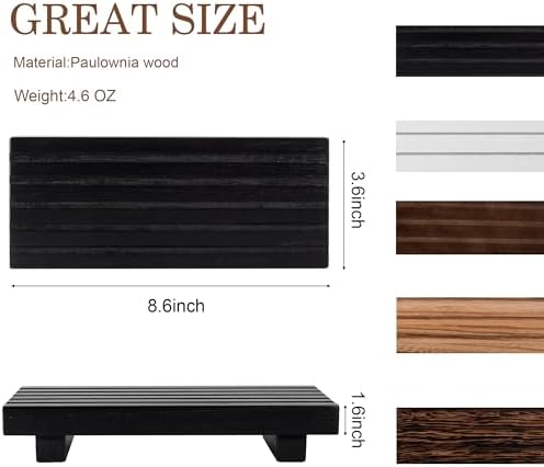 Durable Wooden Bathroom Tray Pedestal Stand for Kitchen Bathroom
