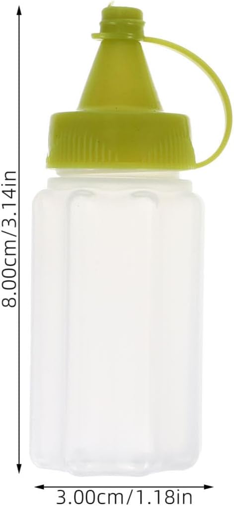 VOSAREA 4-Piece Squeeze Bottle Set for Ketchup Honey and More