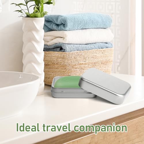 Affordable Aluminum Travel Soap Container with Lid for moist_response