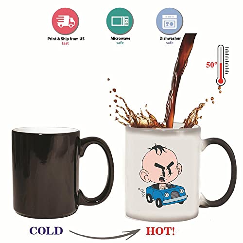 Angry Baby Car Mug with Surprise Toy for Kids