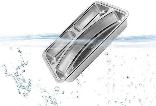 Durable 304 Stainless Steel Divided Plates for Every Day