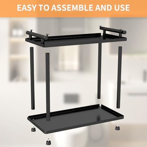 Space-Saving 2-Tier Bathroom Organizer for Skincare Makeup Storage