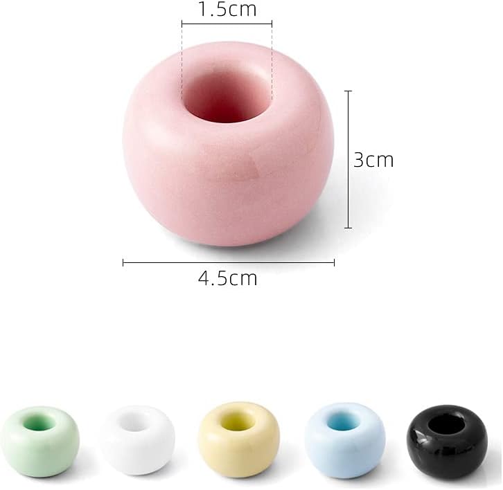 Smiley Face Mini Ceramic Toothbrush Holder