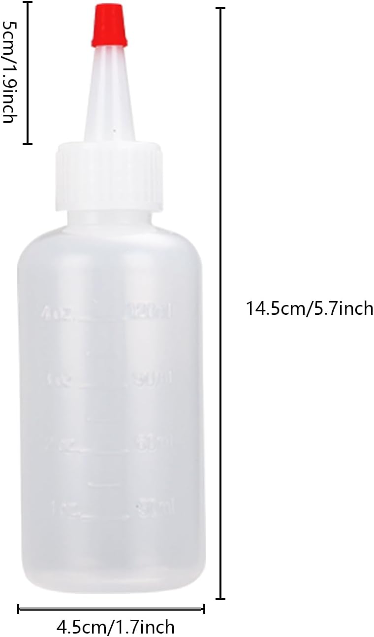 Perfect Design40Pack 4oz Squeeze Bottles Set