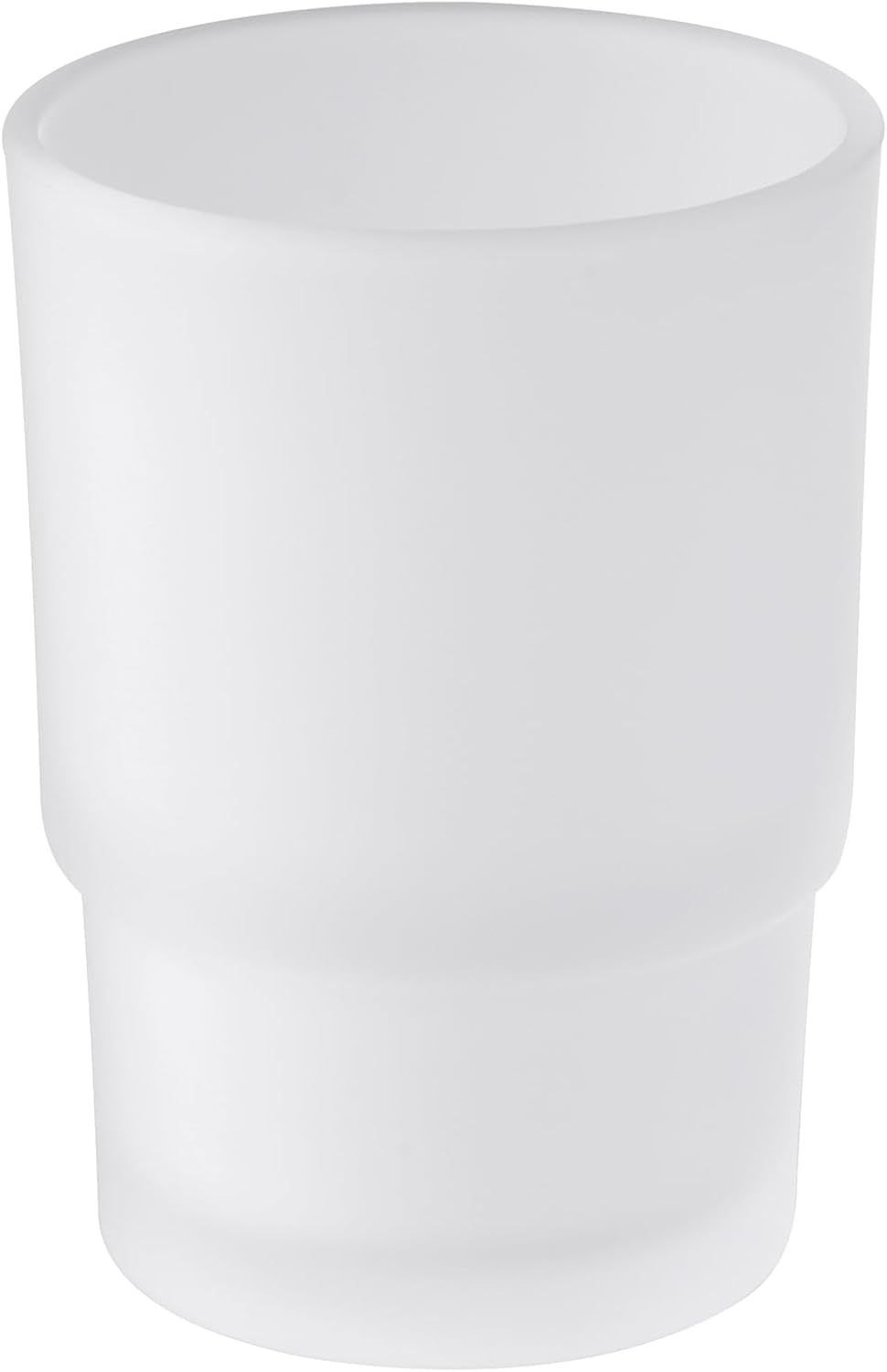 Angle Simple Frosted Glass Tumbler for Toothbrush Toothpaste