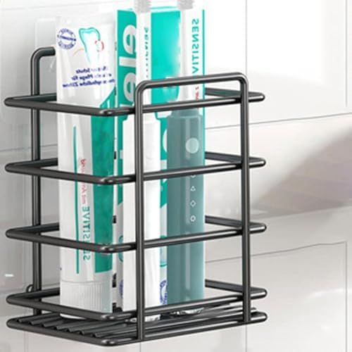 Space-Saving Wire Storage Basket for Bathrooms