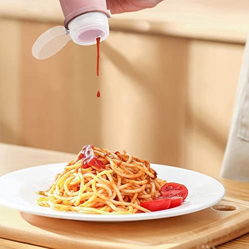 4-Piece Squeeze Salad Dressing Bottles for Travel