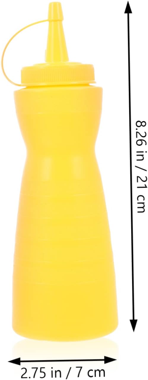Zerodeko 2 Pack Sauce Seasoning Squeeze Bottles 400ml