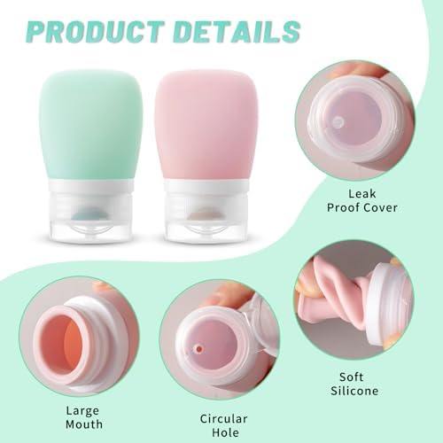 4-Piece Travel-friendly Squeeze Salad Dressing Set