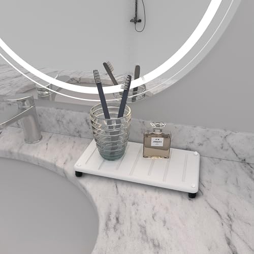 2PCS Water Absorbing Mat for Bathroom Kitchen Organization