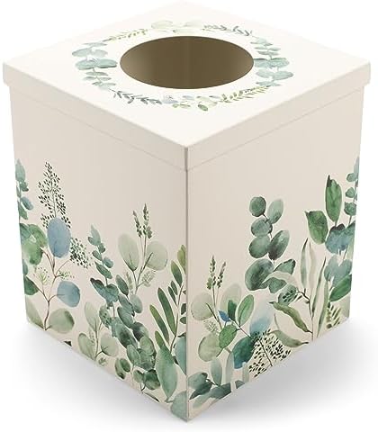Cube 6x5 Iron Metal Tissue Box Organizer