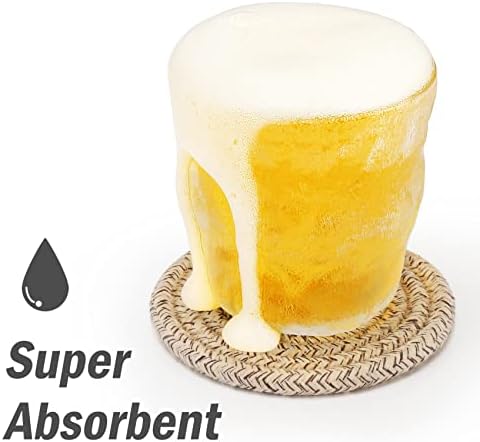 ABenkle Heat-Insulated 8-Piece Coasters Set Durable for Home Kitchen