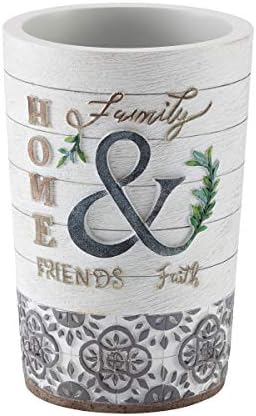 Avanti Linens Tumbler Modern Farmhouse Bathroom Essential