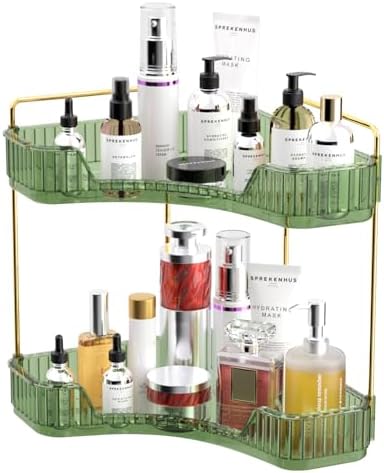 GTI 2-Tier Bathroom Organizer Multi-Functional Corner Organizer