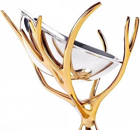 GUTE Decorative Antler Nut Bowl