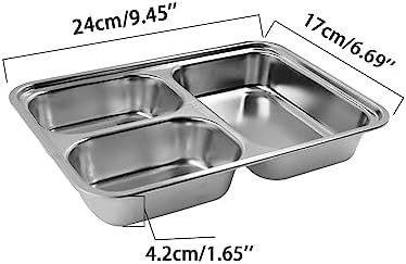 Stainless Steel Divided Plates Create Your Perfect