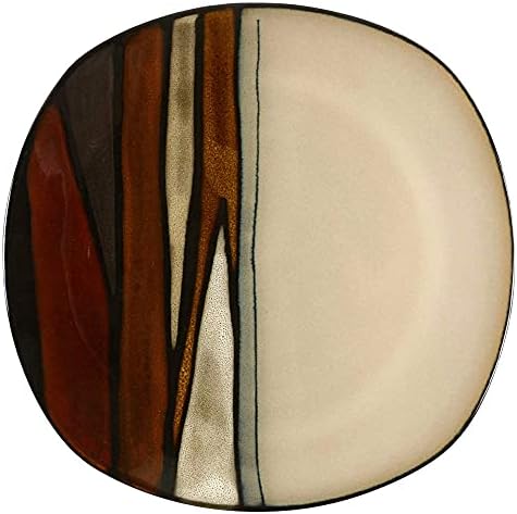 Gibson Matrice Red Dinner Plate