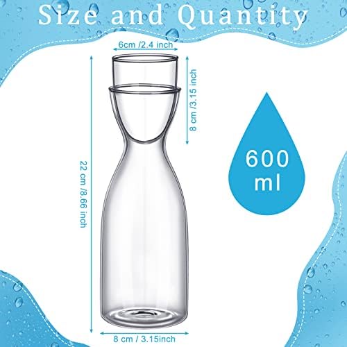 CHENGU Bedside Water Carafe Set for Clean Living