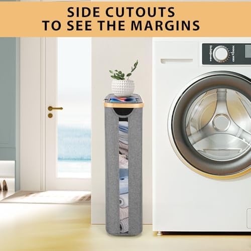 Effortlessly organize your bathroom with Odonatas sleek storage basket Holds up to 20 regular or 15 mega rolls