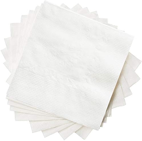 GUSTO 500 Count White Cocktail Napkins Versatile Premium and Elegant
