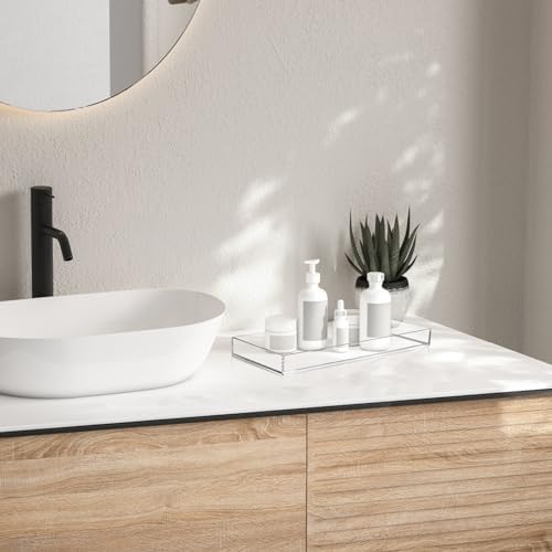 3-Piece Acrylic Bathroom Trays