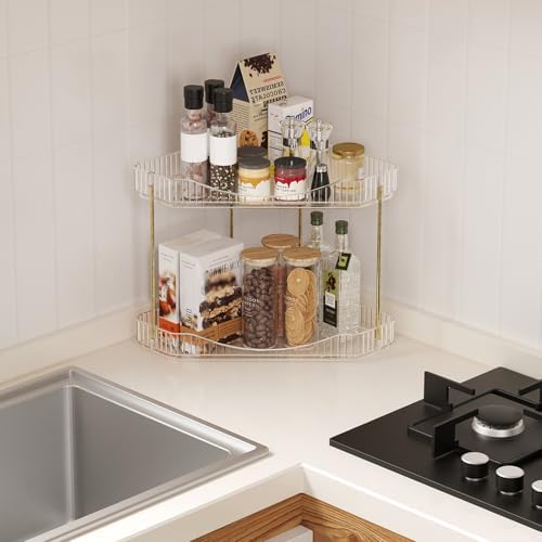 Lifewit 2-Tier Corner Bathroom Counter Organizer