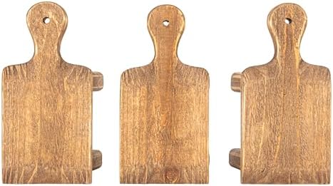 Creative Co-Op Small Wood Pedestal with Handle