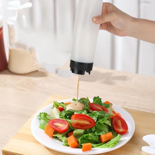 Simarro 3 Pcs Condiment Squeeze Bottles
