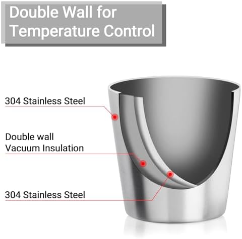 Beasea Stainless Steel Cups Double Insulated Tumblers for Reusable Drinking