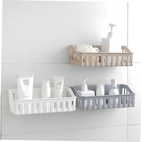 ABOOFAN Toilet Paper Organizer with Suction Cup Wall Mount Durable Odor-Free Storage for Home Kitchen