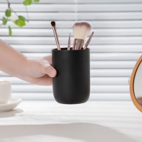 Matte Black Ceramic Toothbrush Cup 433 x 315
