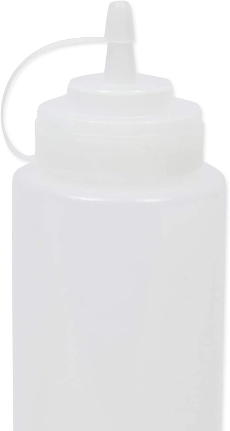 Juvale Plastic Squeeze Bottles 32 oz 6-Pack - Durable Perfect for Kitchen Essentials