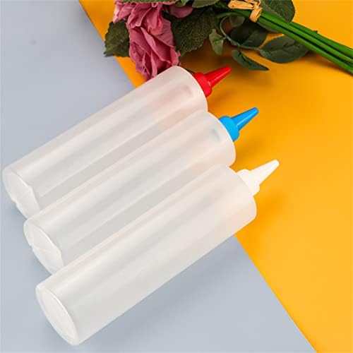 Premium Sane Bottle Reusable Plastic Condiment Dispo for Ketchup Sauce More Easy to Use