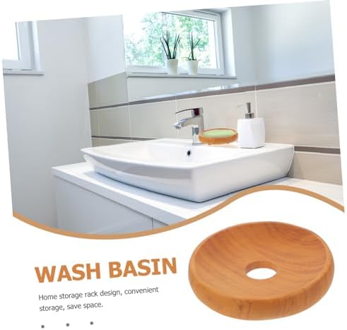 Natural Wood Soap Dish for Bathroom