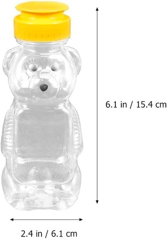Honey Bottle Squeeze Jar Unique Design for Storage and Dispensing