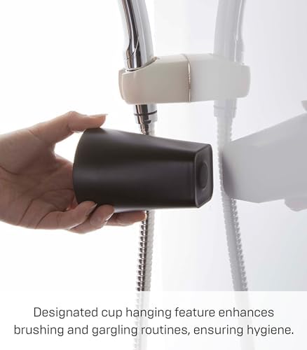 Space-Saving Wall-Mounted Magnetic Tumbler for Bathroom Kitchen Use