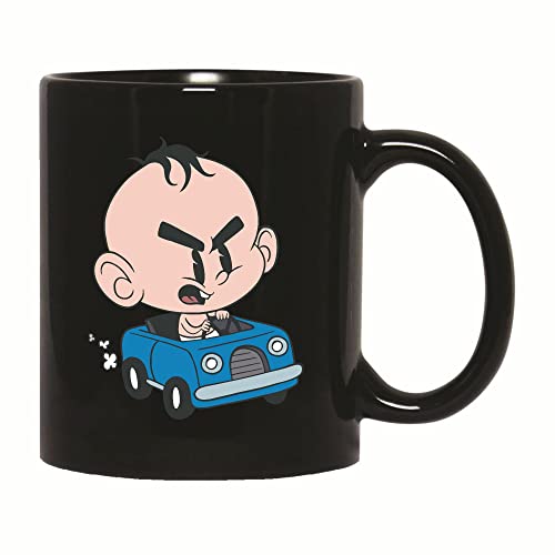 Surprise Angry Baby Car Coffee Mug